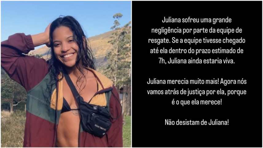 Família de Juliana Marins anuncia que acionará a Justiça (Foto: Reprodução/Instagram)