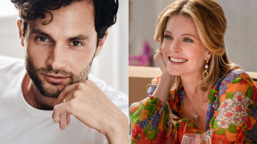 Meghann Fahy e Penn Badgley (Foto: Reprodução)