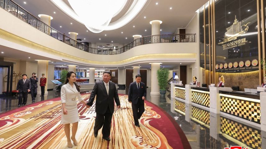 Kim Jong-un vai inaugurar o espaço no dia 1º de julho deste ano, informou a mídia estatal (Foto: AFP PHOTO / KCNA VIA KNS)