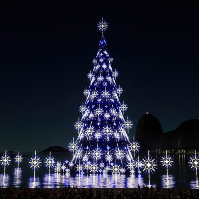 Árvore de Natal de 90 metros será montada na Enseada de Botafogo em 2025