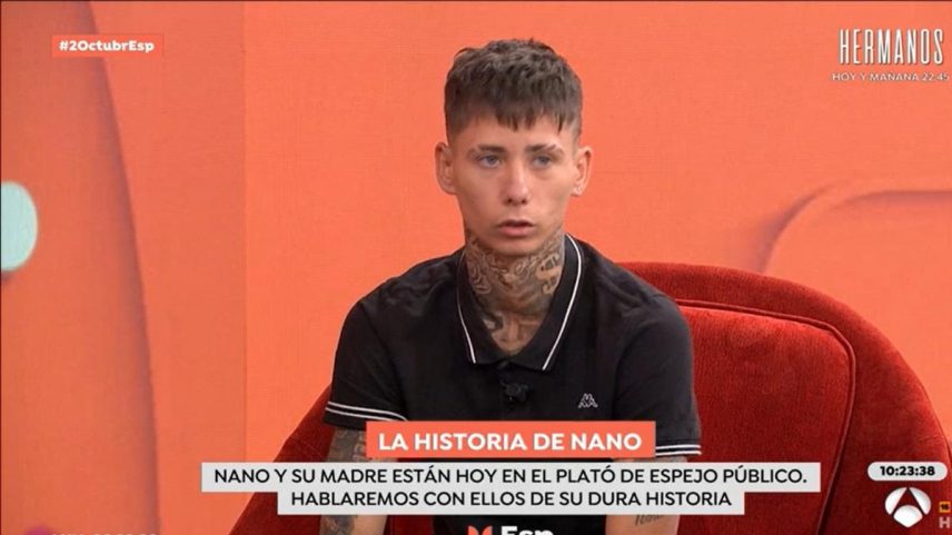Nano, no 'Espejo Público'. (Foto: ANTENA 3)