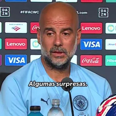 Guardiola confunde Flamengo com Botafogo ao falar sobre rival do Atlético