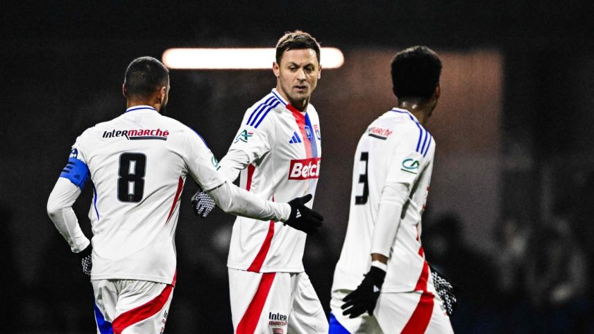 Lyon está no calendário da Liga Europa caso não seja rebaixado (Foto: JEFF PACHOUD / AFP)
