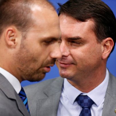 Eduardo e Flávio Bolsonaro enfrentam Lula em nova pesquisa presidencial