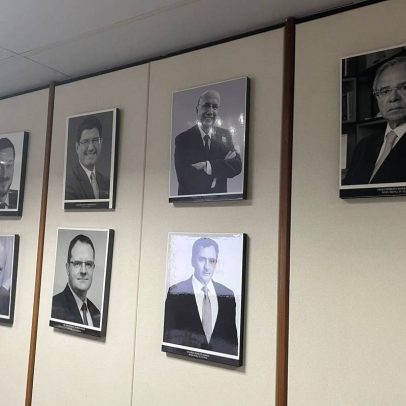 Ministério da Fazenda homenageia Paulo Guedes com foto na galeria de ex-titulares