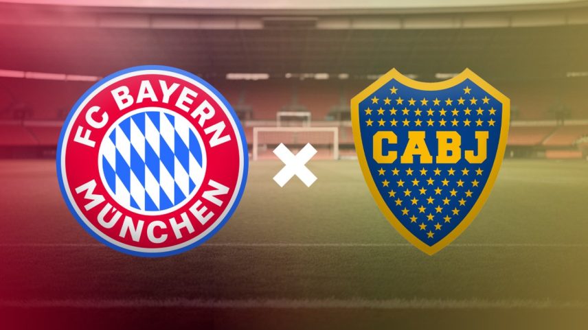 Bayern de Munique x Boca Juniors (Foto: Editoria de Arte)