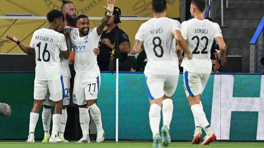 Al-Hilal avançou às oitavas de final da Copa do Mundo de Clubes (Foto: Federico PARRA / AFP)