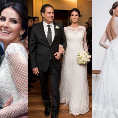 Lisandra Souto celebra 8 anos de casamento com empresário fora da TV