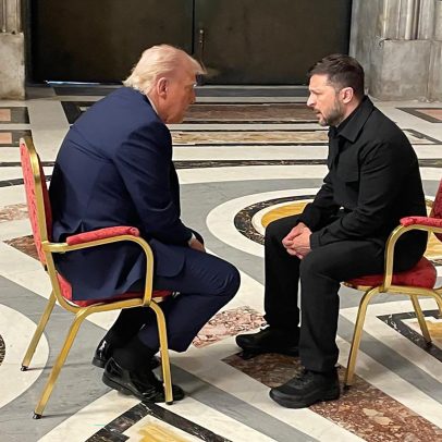 Trump e Zelensky se encontram em Haia para discutir questões internacionais