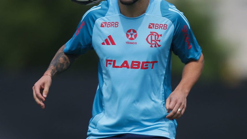Arrascaeta em treino do Flamengo nos EUA (Foto: Flamengo)