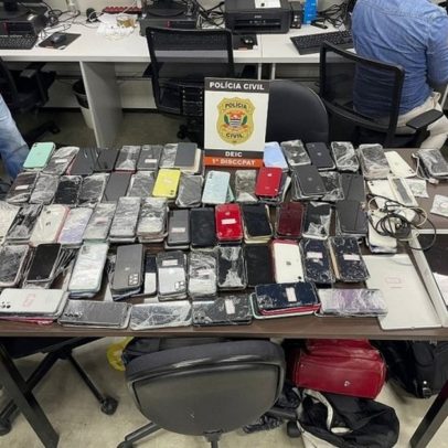 Polícia inicia devolução de celulares roubados após perícia dos aparelhos