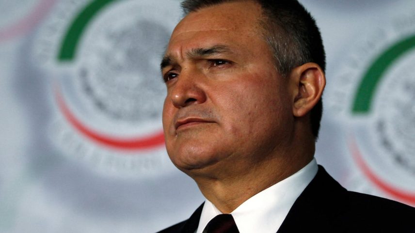 Genaro García Luna, durante uma reunião com a comissão de Direitos Humanos no Senado na Cidade do México, em novembro de 2012. (Foto: Tomas Bravo/REUTERS)