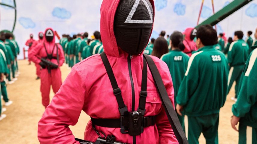 VIPs em Round 6: bilionários abandonam o anonimato e entram armados na disputa (Foto: Divulgação/Netflix)