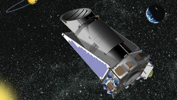 O telescópio espacial Kepler gerou um enorme volume de dados ao monitorar centenas de milhares de estrelas — um desafio que impulsionou o uso de algoritmos e simulações na astronomia (Foto: Nasa/VEJA)