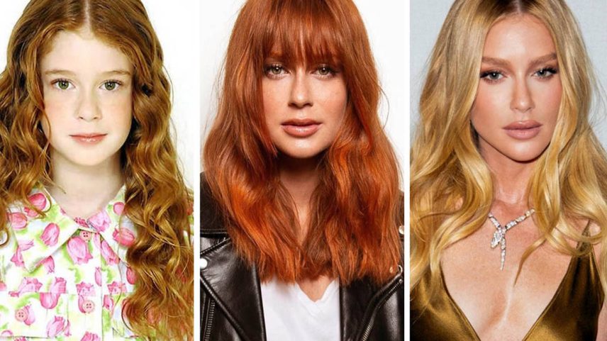 Marina Ruy Barbosa em três fases da vida: visual varia bastante (Foto: Reprodução)
