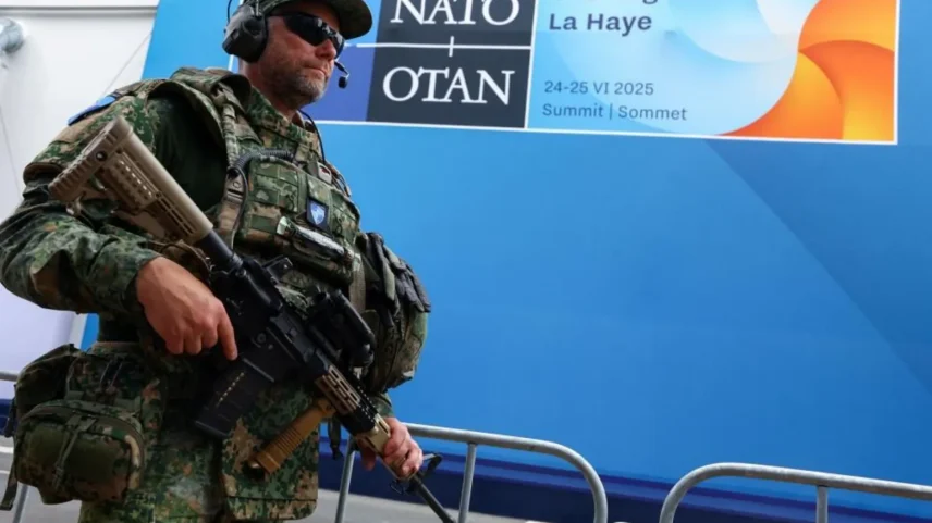 A segurança está reforçada na cúpula da Otan - a primeira do presidente Trump desde 2019 (Foto: Reuters)