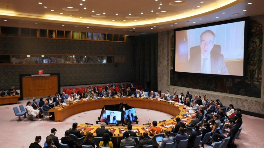 Conselho de Segurança da ONU se reúne em Nova York para discutir ataques dos EUA ao Irã (Foto: Michael M. Santiago/Getty Images/AFP)