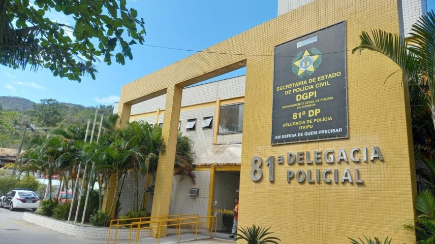 Fachada da 81ªDP (Itaipu) em Niterói (Foto: Divulgação)