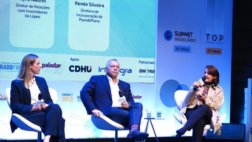 Bianca Setin, Cyro Naufel e Renée Silveira veem uma busca por imóveis mais compactos que vai além das escolhas dos mais jovens (Foto: Sergio Barzaghi/Estadão)