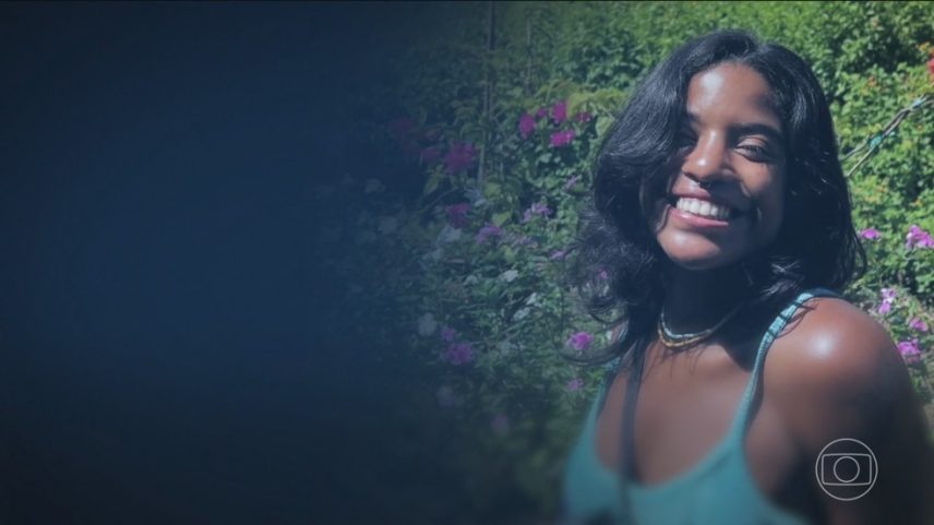 Brasileira Juliana Marins é encontrada sem vida a 600 metros abaixo da trilha do vulcão Rinjani, na Indonésia (Foto: Jornal Nacional/ Reprodução)