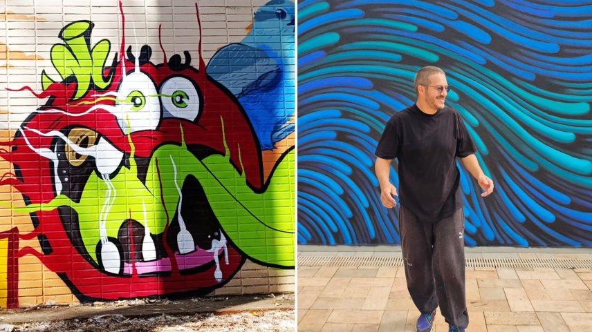 Cristãos evangelizam através do grafite. (Foto: Reprodução/Instagram/tomate_graffiti/bieto)