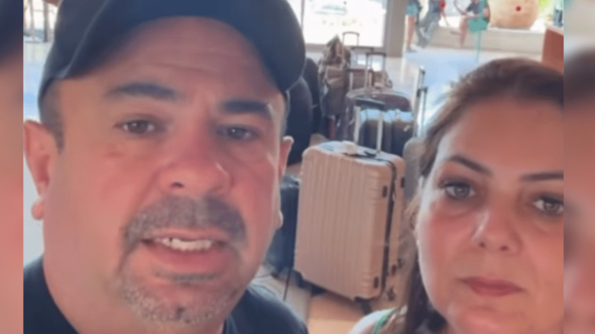 Casal de pastores que tentam deixar Israel (Foto: Reprodução / Redes Sociais)