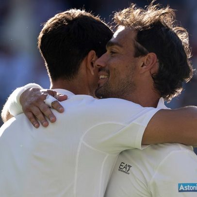 Fognini celebra despedida emocionante em Wimbledon e no tênis profissional