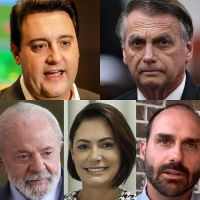 Ratinho empata com Bolsonaro e supera Lula, Michelle e Eduardo no Paraná