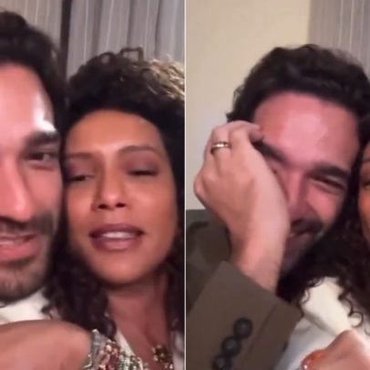 Taís Araujo e Humberto Carrão comentam memes sobre 'cabeção' e reações divertidas