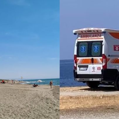 Jovem é soterrado ao cavar buraco em praia na Itália e causa comoção geral