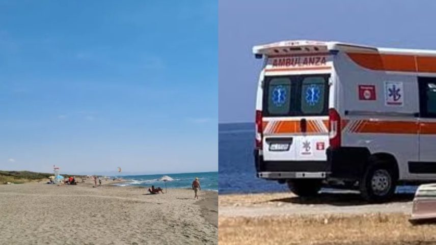 Jovem cava buraco e morre soterrado na areia da praia (Foto: Reprodução/The Sun e Reprodução/RaiNews)