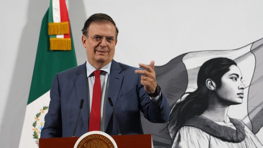 Marcelo Ebrard, ministro da economia mexicano (Foto: Mauricio Palos / Bloomberg)