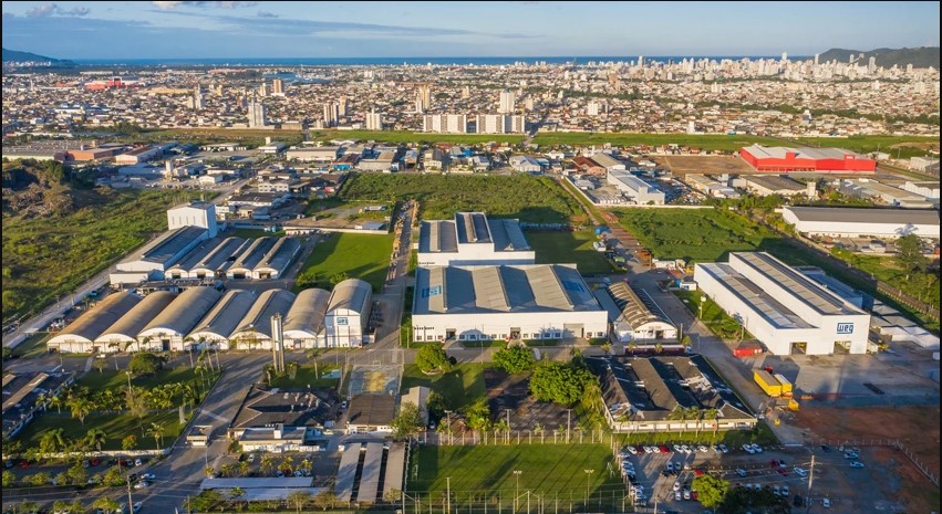 Fábrica da WEG (Foto: Divulgação/WEG)