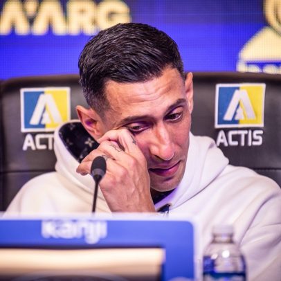 Di María se emociona e faz primeiro treino com bola no Rosario Central