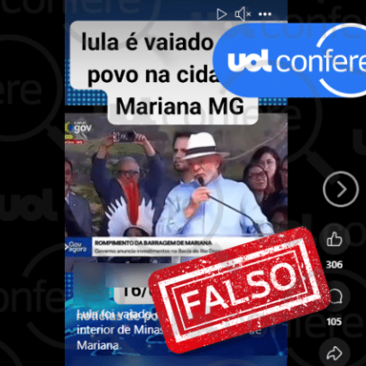 Público aplaude vaias ao prefeito de Mariana em evento, não a Lula