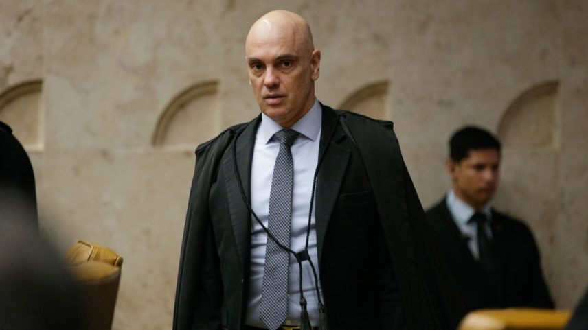 Ministro do Supremo Tribunal Federal (STF) Alexandre de Moraes no último dia 26 de junho (Foto: Victor Piemonte/STF)