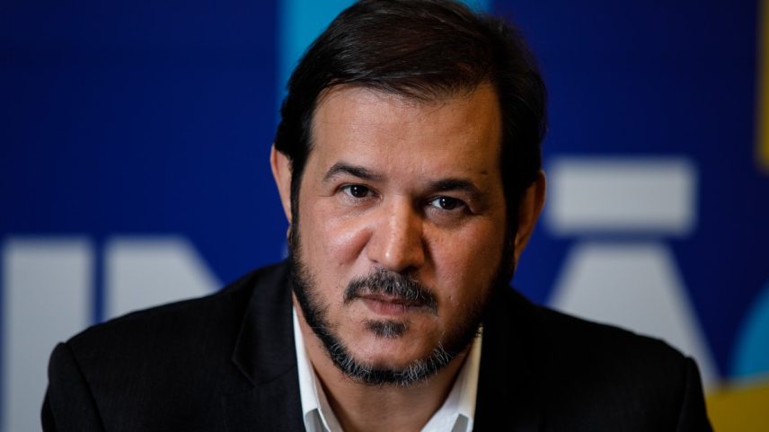 Antonio Rueda, presidente do União Brasil, que também dirigirá a futura federação formada entre o partido e o PP — Foto: Brenno Carvalho / Agência O Globo