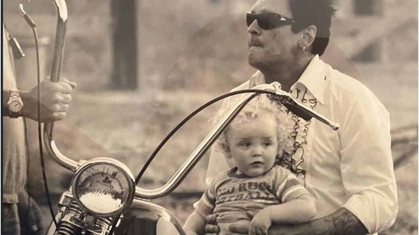 Luke Madsen com pai, Michael Madsen: 'meu herói' (Foto: Reprodução/Instagram)