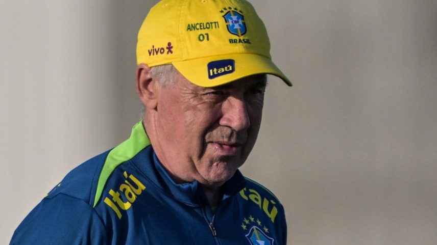 Carlo Ancelotti, técnico da seleção brasileira (Foto: Nelson ALMEIDA / AFP)
