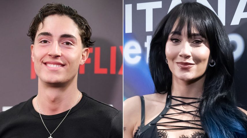 Plex e a cantora Aitana. (Foto: Reprodução)