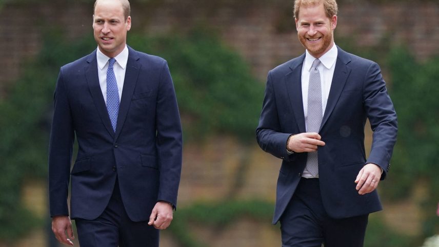 Príncipes William e Harry (Foto: YUI MOK/AFP)