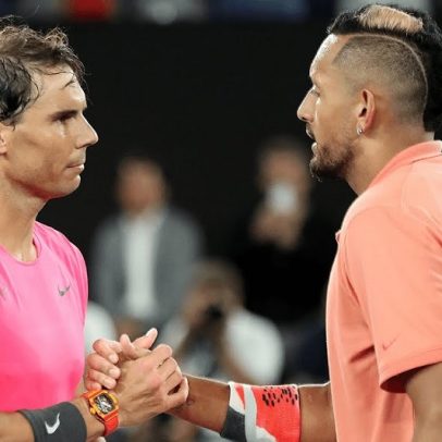 Kyrgios critica atitudes de Nadal durante partidas de tênis