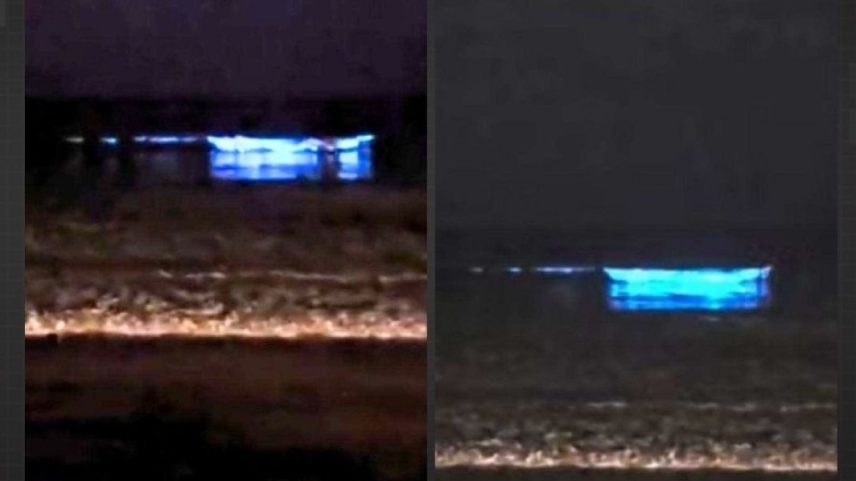 Fenômeno é provocado pela bioluminescência (Foto: Reprodução)