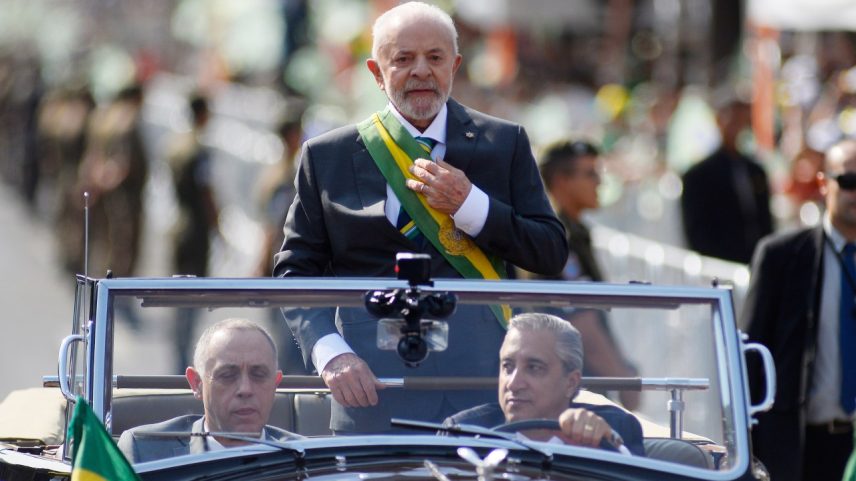 O presidente Lula no desfile de 7 de Setembro em Brasília (07/09/2024) (Foto: Andressa Anholete/Getty Images)