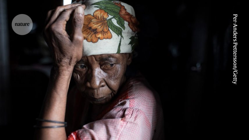 Uma mulher vivendo em uma cidade com forte poluição do ar na África do Sul, onde as pessoas tendem a envelhecer mais rápido do que em outros países. A poluição do ar é um fator de risco para o envelhecimento acelerado. (Foto: Per-Anders Pettersson/Getty)