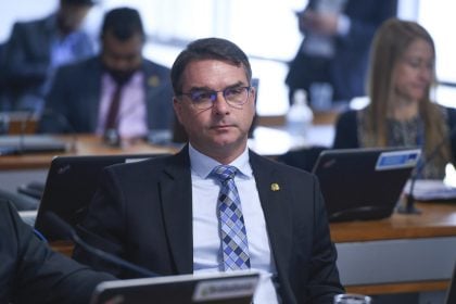 Senador Flávio Bolsonaro. (Foto: Edilson Rodrigues/Agência Senado)