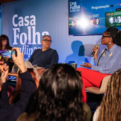 Djamila Ribeiro destaca a embranquecimento das religiões afro-brasileiras em evento