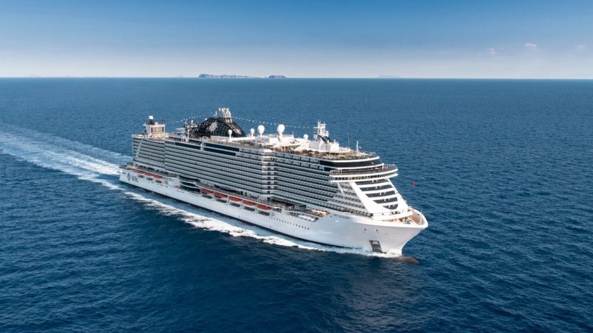 Navio de cruzeiro da MSC (Foto: Divulgação)