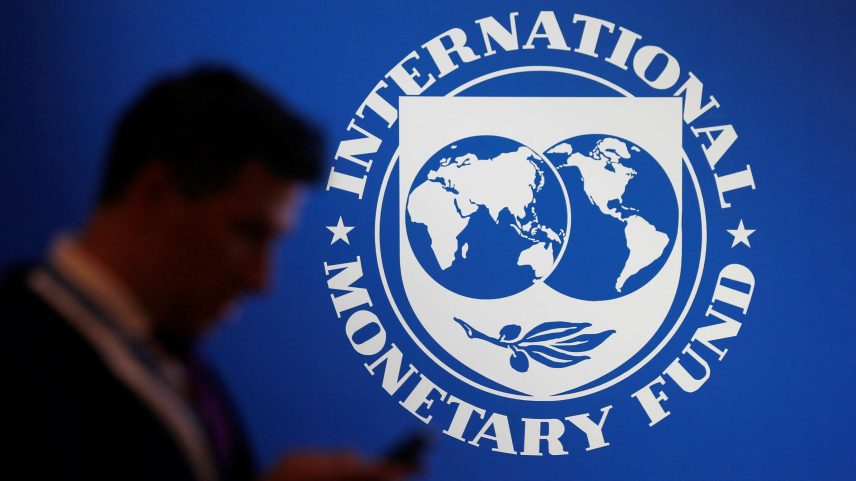Logo do FMI (Foto: Johannes P. Christo/Reuters)