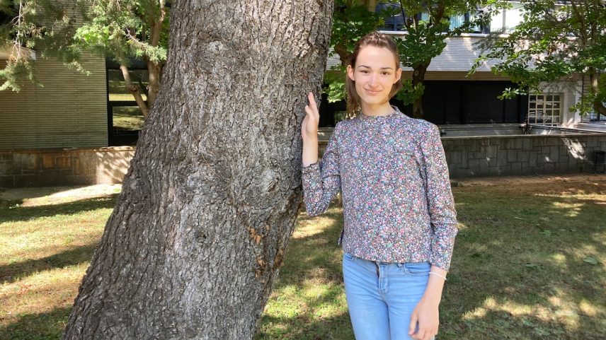 Hannah Cairo apresentou sua refutação de Mizohata-Takeuchi em El Escorial. (Foto: Cairo.Ágata A. Timón)